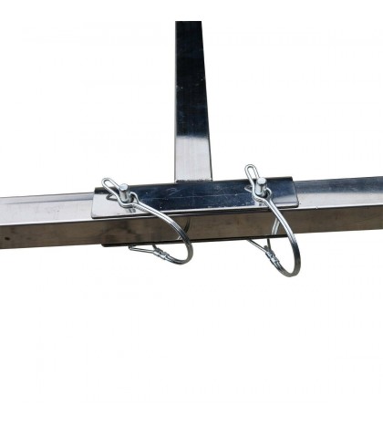 Stainless Steel Boat Launching Trailer Wheels Hand Dolly Small Inflatable Boat