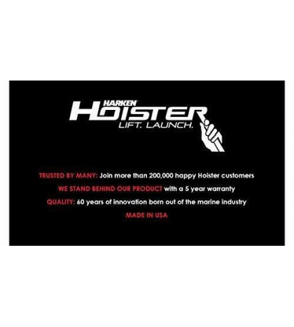 HARKEN Cargo Box Hoist | Overhead Garage Storage Lifts Load Evenly Safe Anti-...