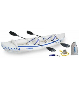 New Sea Eagle 370 PRO Inflatable 2 Seat Kayak Canoe, Free Ship, 3 Yr Warranty