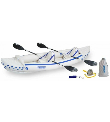 New Sea Eagle 370 PRO Inflatable 2 Seat Kayak Canoe, Free Ship, 3 Yr Warranty