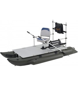 AQUOS 2021 Heavyduty for one 10.2plus Pontoon Boat with GuardBar and FoldingSeat