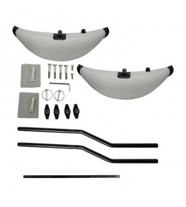 Kayak Outrigger, Kayak Stabilizer PVC Inflatable Pontoon Fishing Float Tube Kit Kayak Outrigger, Kayak Stabilizer PVC Inflatable Pontoon Fishing Float Tube Kit