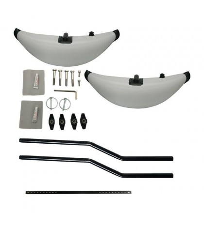 Kayak Outrigger, Kayak Stabilizer PVC Inflatable Pontoon Fishing Float Tube Kit