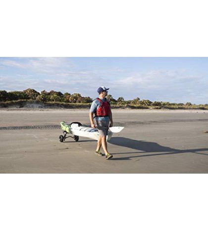 Perception Large Kayak Cart with Foam Wheels - for use on Sand/Pavement