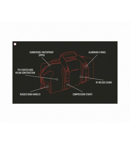 Dagger On-Tap Dry Bag Duffel 30L, Kayak Dry Bag with Tie Down Rings | Waterproof