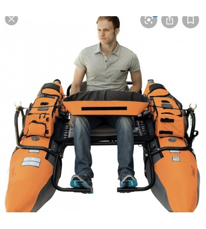 Colorado XT Inflatable Pontoon Boat + Transport Wheel & Motor Mount NEW