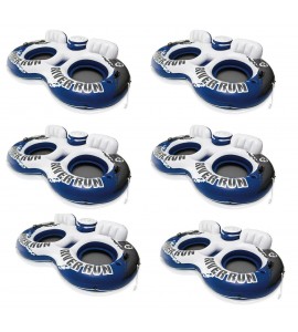 Intex River Run II 2-Person Water Tube w/ Cooler and Connectors (6 Pack) 58837EP