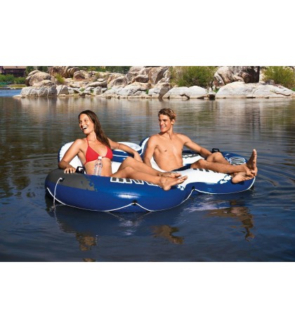 Intex River Run II 2-Person Water Tube w/ Cooler and Connectors (6 Pack) 58837EP