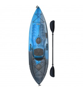 10 ft Angler Kayak with Paddle, Adjustable padded seat back, 275 Lbs Capacity