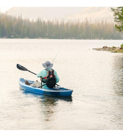 10 ft Angler Kayak with Paddle, Adjustable padded seat back, 275 Lbs Capacity
