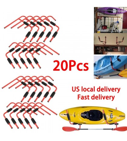 20x Kayak Ladder Wall Mount Storage Rack Bike Surfboard Canoe Hanger Wall holder
