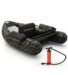 Fishing Kayak Boat Inflatable Kayak 1 Person Set Float Tube Hand Pump 350 Ibs