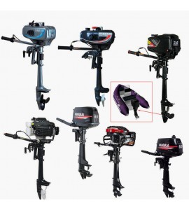 3.5/4/6/6.5/7-HP 2/4-Stroke Outboard Motor fishing Boat Engine Water/Air Cooling