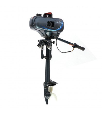 2/4 Stroke Outboard Motor Marine Boat Engine 3.5 HP-7 HP w/ Air/Water Cooling CE