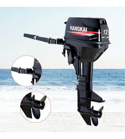 2/4 Stroke Outboard Motor Marine Boat Engine 3.5 HP-7 HP w/ Air/Water Cooling CE