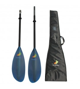 ZJ Lightweight SeaKayak Paddle In Fiber Blade 3 Options Oval Shaft 10CM Extend