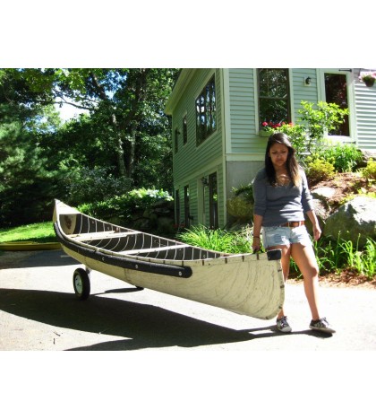 Fat-tire folding cart for canoe, kayak, boat.  Strong. ( Dolly, trolley, kart )