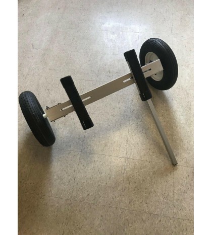 Fat-tire folding cart for canoe, kayak, boat.  Strong. ( Dolly, trolley, kart )