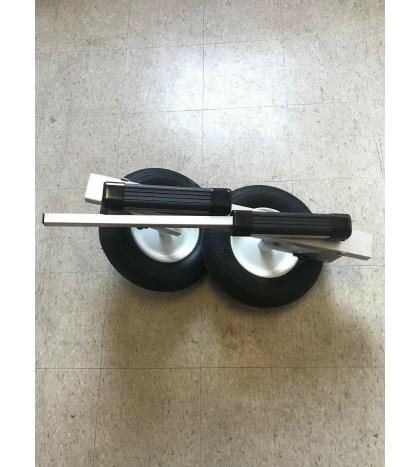 Fat-tire folding cart for canoe, kayak, boat.  Strong. ( Dolly, trolley, kart )