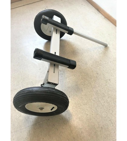 Fat-tire folding cart for canoe, kayak, boat.  Strong. ( Dolly, trolley, kart )