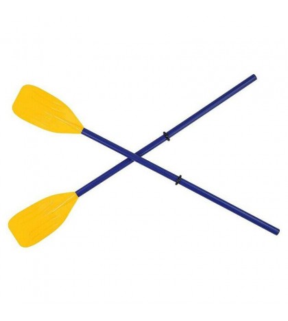 5X(1Pair Detachable Kayak Canoe Inflatable Boat Paddle Oar Watersports Accessory