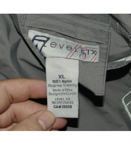 Level Six eXhaust 2.5 Ply XL waterproof kayaking men's paddle pants very good co