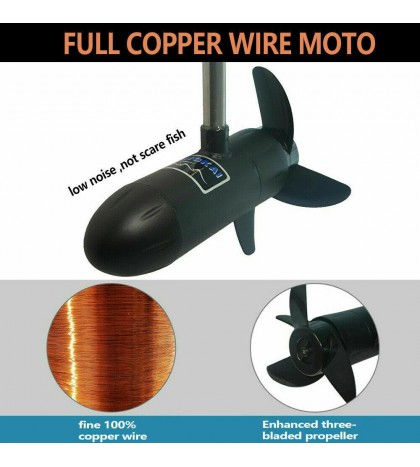 Electric 65lb 12V Trolling Motor Outboard Engine Outboard Motor 660W 100% New