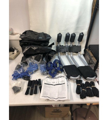 Thule Hull-A-Port 835XRT Kayak Carrier Rooftop J-Hooks Rack: WITH EXTRAS *READ*