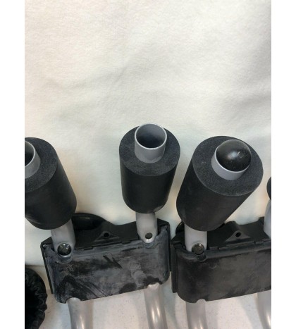 Thule Hull-A-Port 835XRT Kayak Carrier Rooftop J-Hooks Rack: WITH EXTRAS *READ*