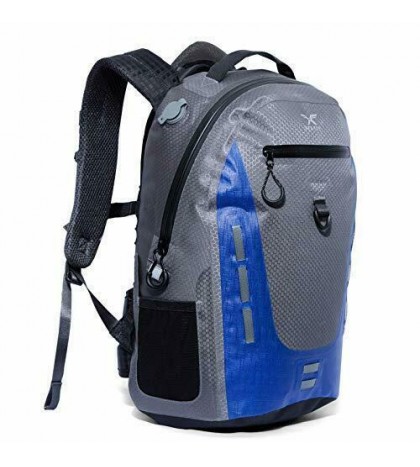 Submersipack Waterproof Backpack - Submersible, Inflatable, 25L Deep Blue