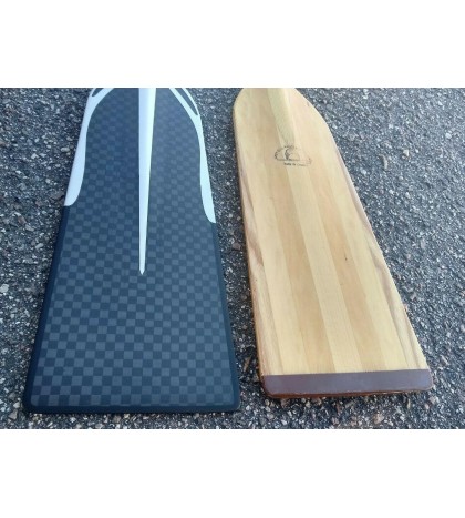 Racing Paddles IDBF Standard Sport Merlin Grey Owl Co Assorted Lot Of 2
