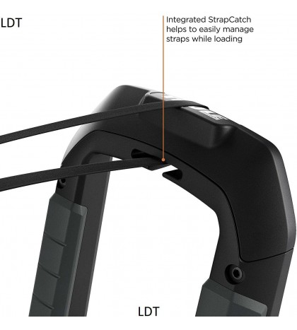 Thule Hull-A-Port Aero Rooftop Kayak Carrier, BLACK, 1 Kayak - NEW