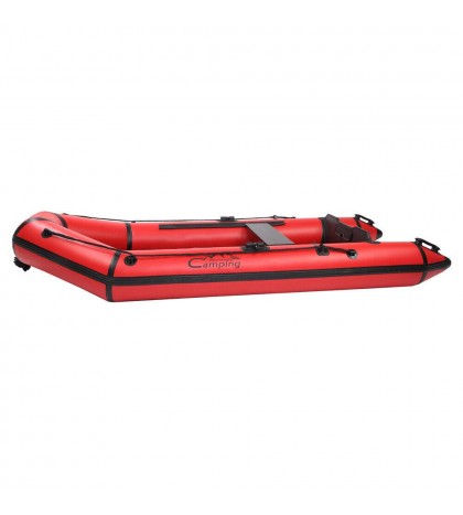 New 7.5ft Inflatable Water Sports Tender Rafting Fishing Dinghy Boat Black Red