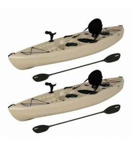 ‼️10’ Tamarack Angler Fishing Kayak 2 Pack‼️W/ Paddles & Rod Holders‼️Sit On Top