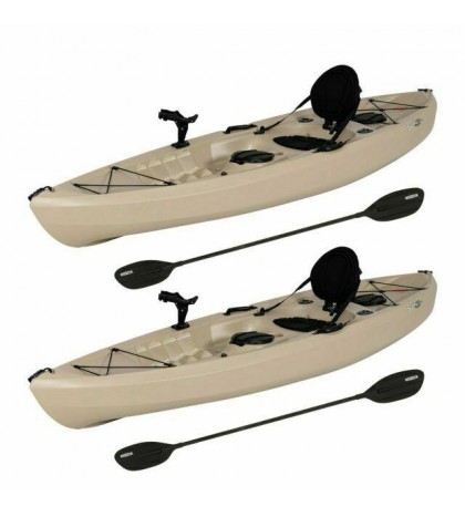 ‼️10’ Tamarack Angler Fishing Kayak 2 Pack‼️W/ Paddles & Rod Holders‼️Sit On Top