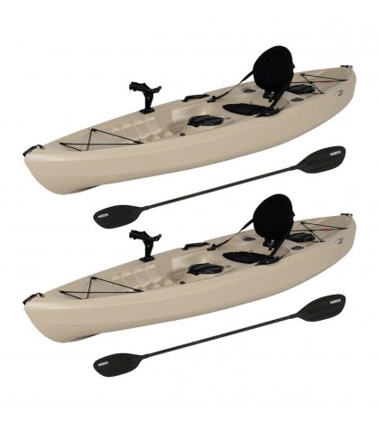 ‼️10’ Tamarack Angler Fishing Kayak 2 Pack‼️W/ Paddles & Rod Holders‼️Sit On Top