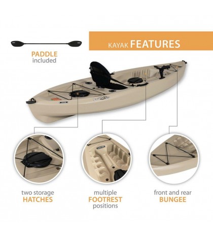 ‼️10’ Tamarack Angler Fishing Kayak 2 Pack‼️W/ Paddles & Rod Holders‼️Sit On Top