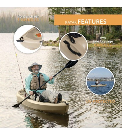 ‼️10’ Tamarack Angler Fishing Kayak 2 Pack‼️W/ Paddles & Rod Holders‼️Sit On Top