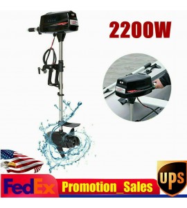 2200W Electric Boat Parts Kayaks Outboard Motor Boat Engine Boat Propeller 48V