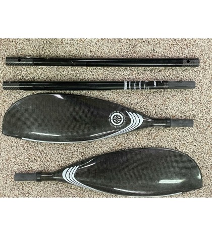 Lendal Kinetic Wing Paddle, Carbon Blades, Made in Scotland, 4 pc paddle, 220 cm