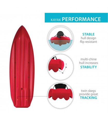 Daylite 8 ft Sit-on-top Kayak (Paddle Included),Top Seller, Max 45 days Delivery