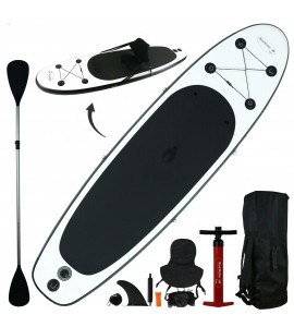 Blue Water 10ft Inflatable Stand Up Paddle Board And Kayak Set 2 in 1 SUP+Kayak