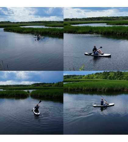 Blue Water 10ft Inflatable Stand Up Paddle Board And Kayak Set 2 in 1 SUP+Kayak