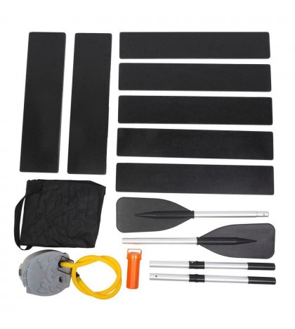 10' Roll Up River Lake Inflatable Air Boat Dinghy Tender Raft Water Sports Kayak