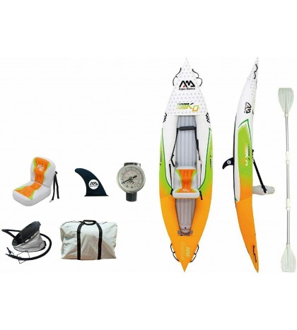 Aqua Marina HM-312 1 Person Inflatable PVC Kayak, BRAND NEW SEALED!!