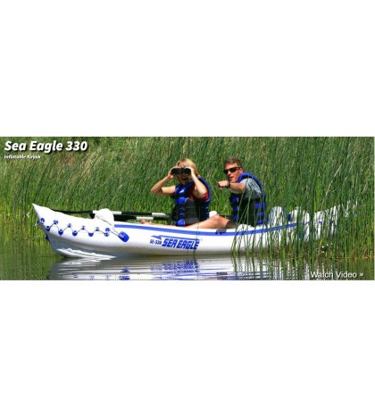 Sea Eagle 330 Pro Inflatable Sport Kayak inexpensive Quality With Deluxe Seats