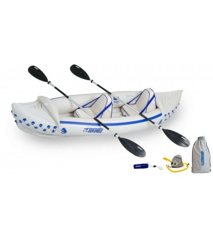 Sea Eagle 330 Pro Inflatable Sport Kayak inexpensive Quality With Deluxe Seats