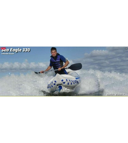 Sea Eagle 330 Pro Inflatable Sport Kayak inexpensive Quality With Deluxe Seats