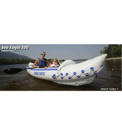 Sea Eagle 330 Pro Inflatable Sport Kayak inexpensive Quality With Deluxe Seats