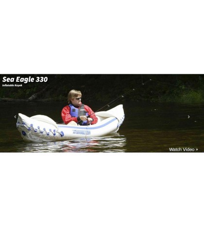 Sea Eagle 330 Pro Inflatable Sport Kayak inexpensive Quality With Deluxe Seats